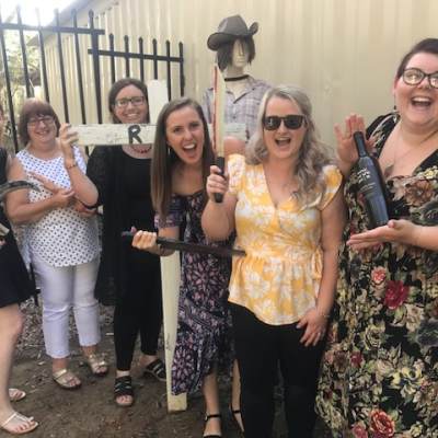 Kylie Sparks et al. posing for a photo