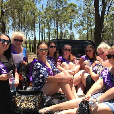 a group of people posing for the camera